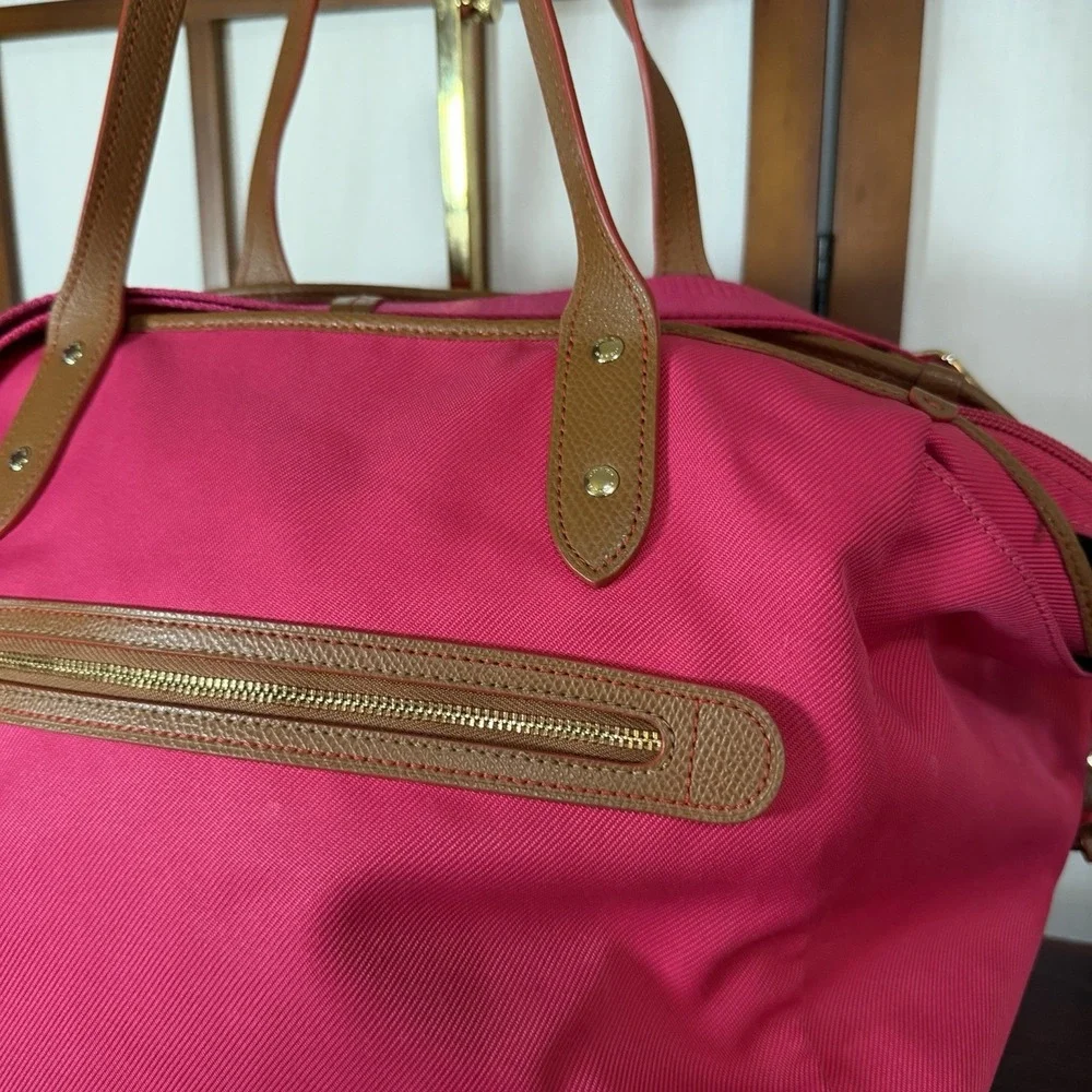AUTHENTIC Coach Sawyer Baby Diaper Tote Women's Bag Hot Pink Strap, Work Tote
